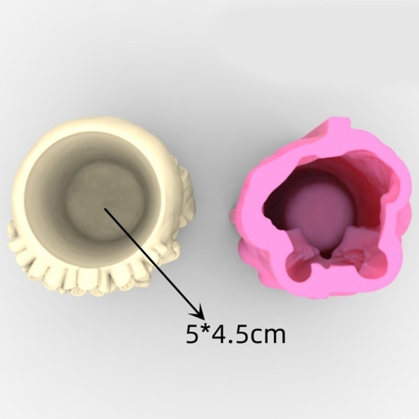 Blomkruka Form Betong Cement Ängel Tjej Molds Mould Aromaterapi Ljushållare Epoxiharts