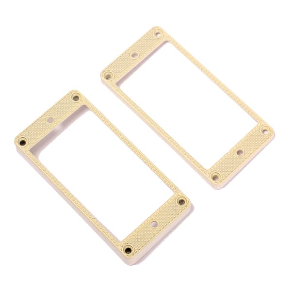 2 st Platt Humbucker Elgitarr Pickup Ram Monteringsringar & Skruvsatser