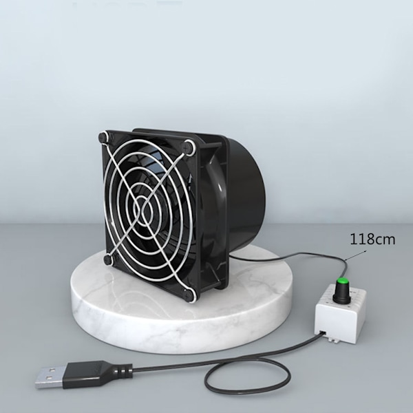 USB-linjassa oleva tehostinikkunan poistoilmapuhallin WC-keittiön poistoilmapuhallin sähkötyökalut Fan 1m tube