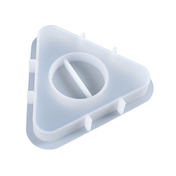 DIY silikoneform lysestage form Håndlavet trekantet lysestage te kop