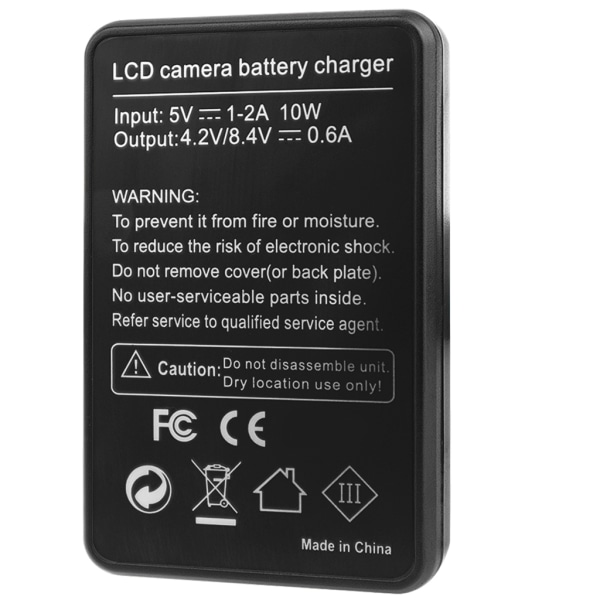 LCD USB EN-EL19 Ersättningsladdare för Nikon S100 S2500 S2550 S2600 S2700 S2750 S2800 S3100 S3200 Kameror Batterier