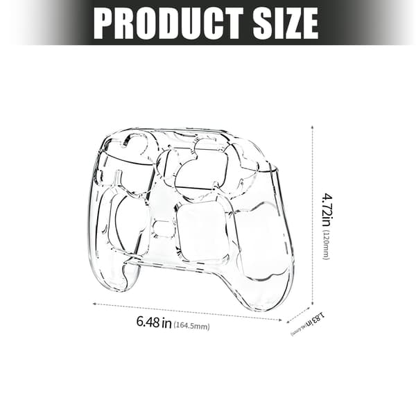 Klar Snap-On Controller Beskyttelsesskal Nem at Bruge til Steam Controller 2