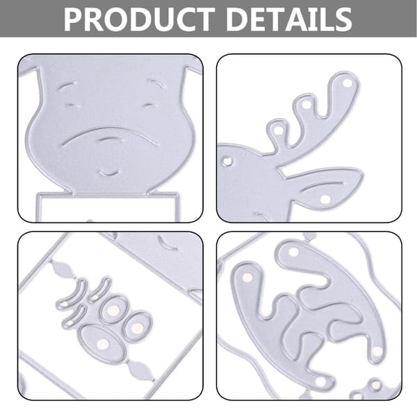 Jul Älg Prägling Skärmallar Stencil för DIY Scrapbooking