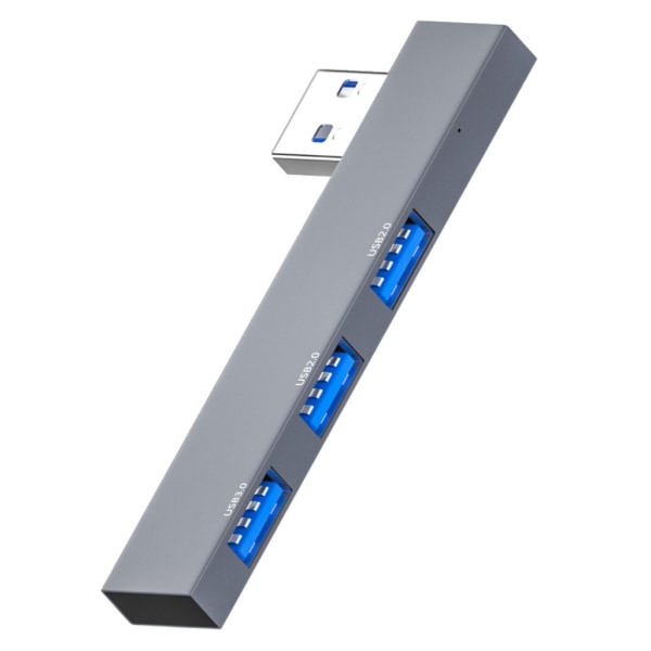 USB 3.0 Hub 3 Portar Aluminiumlegering USB Hub 2.0 Extended Type C/ USB PD Splitter Adapterkontakt för bärbar dator
