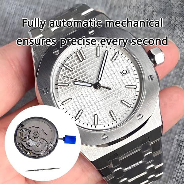 Automatisk urverk timing mekanisme i funksjon