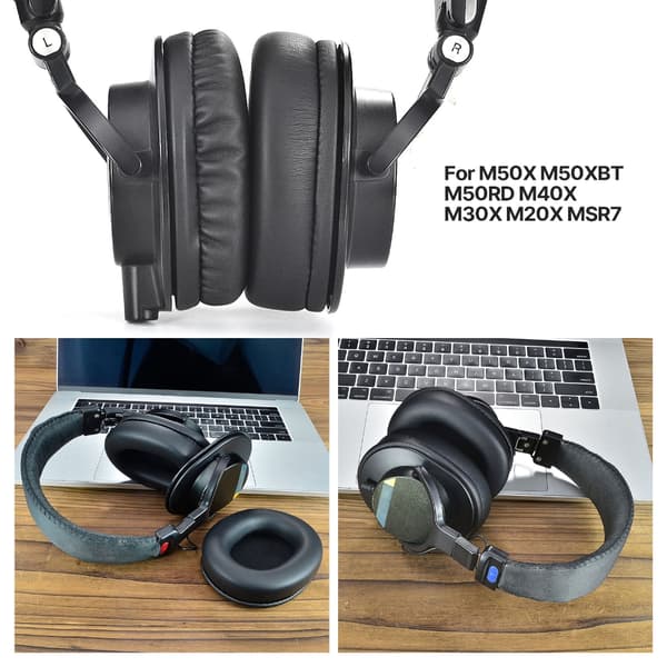 Kvalitetsøreputer for Technica ATH M50X Headset Forbedret Lydopplevelse