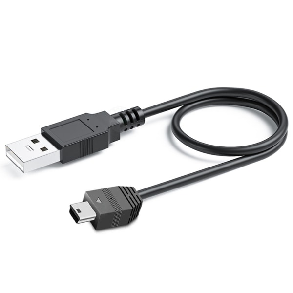 Universal USB til Mini USB-ledning for kameraer, smarttelefoner og andre enheter Universell USB til Mini USB-laderkabel