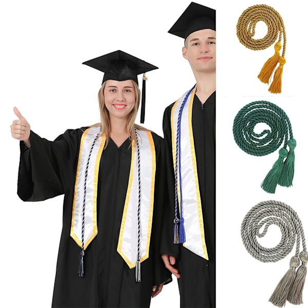 Examenshedersband Graduation Tassels för College Graduation Green