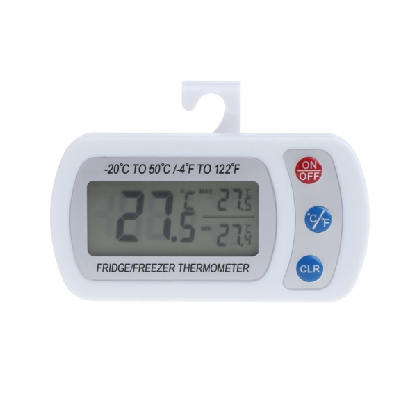 Bärbar kyltermometer Digital kyltermometer Digital vattentät  kyl-frystermometer LCD-skärm 6c47 | Fyndiq