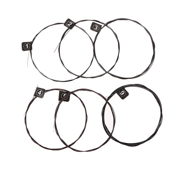 Orphee NX35-C 6-pack klassiska gitarrsträngar 028-045 tum nylonkärna stålpläterade