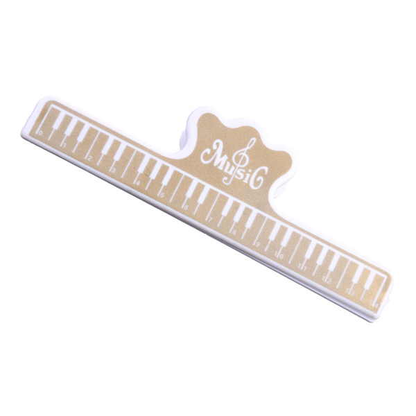Bog Papirark Clip Stor størrelse Forårspartitur Sjov musik Papir Folder Clip Decor