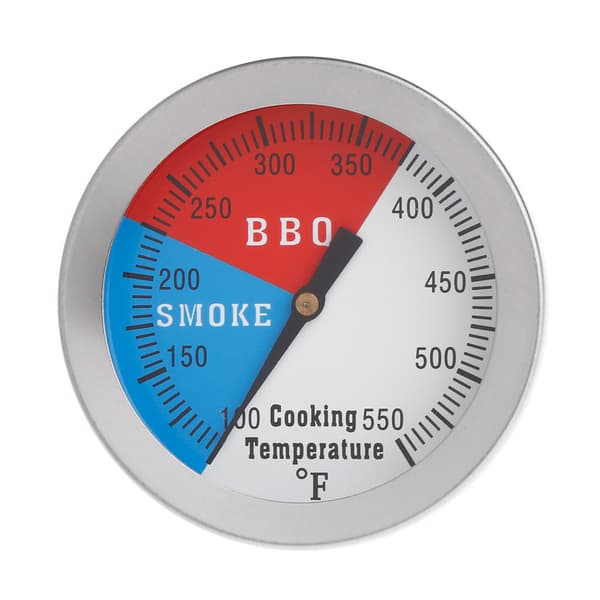 550FBBQ Termometer Måler Grill Vedrøyker Kull Varmeindikator