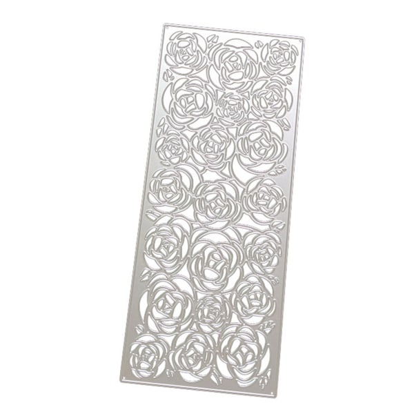 Hjärta Fyrkantig ram Metall Skärverktyg Stencil DIY Scrapbooking Album Papper Kortmall Form Form Hantverk Dekoration null - 5129A