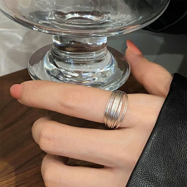 Unik Minimalistisk Silverton Elegant Mode Smyckesaccessoar