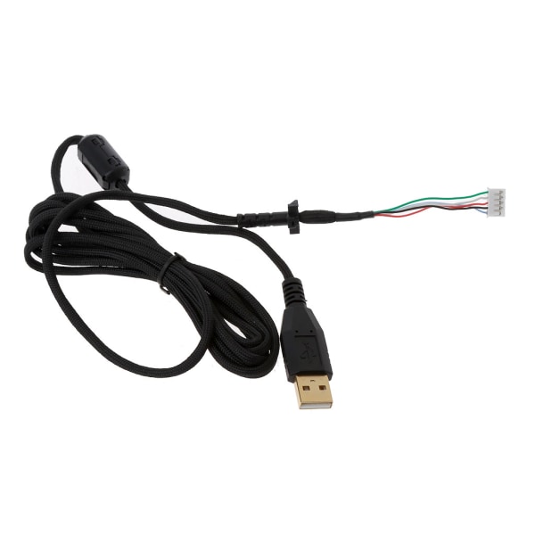 Slitstark nylon flätad linje USB muskabel ersättningstråd för G102
