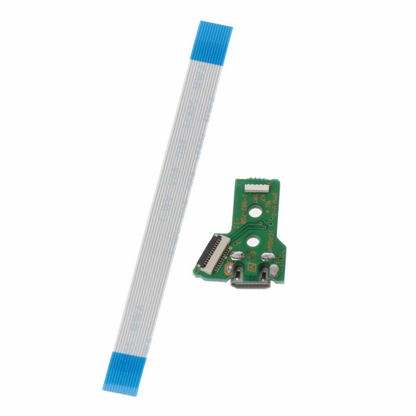 JDS-055 Ersättande Micro USB Laddningsport Adapter Laddare Socket Board Modul med 12Pin Flex Kabel för