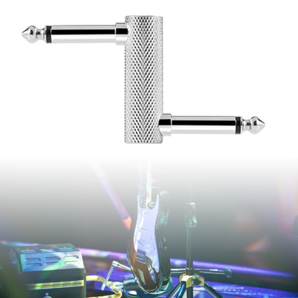 5 stk. han til han offset stik adapter konnektor til effektpedalboard