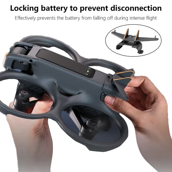 Drone Batteri Sikkerhetsklips Beskyttelse 3D-printet Halevinge for AVATA 2 Flyging
