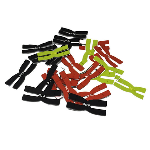 3 st Badminton 0,5 g Racket Head Balance Strips H-formad Tennis Racket Vikt Red