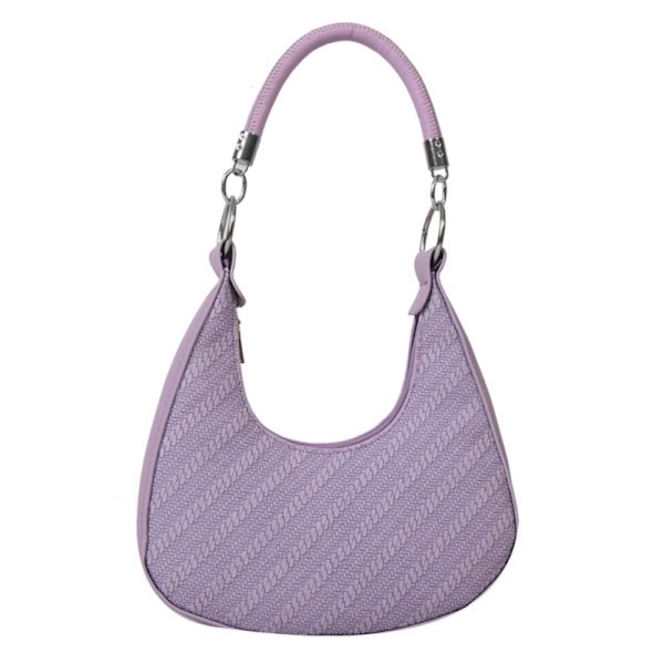 2023 underarmstaske Trendy armhule-tote-tasker Modehåndtaske Halvmånetasker Purple