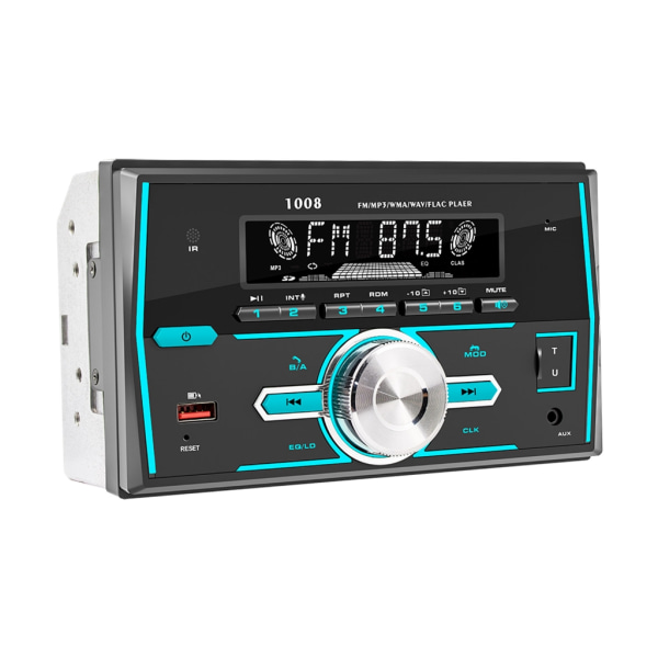 Autostereo Double Din Autoradio Audiovastaanotin FM Radio Bluetooth-yhteensopiva