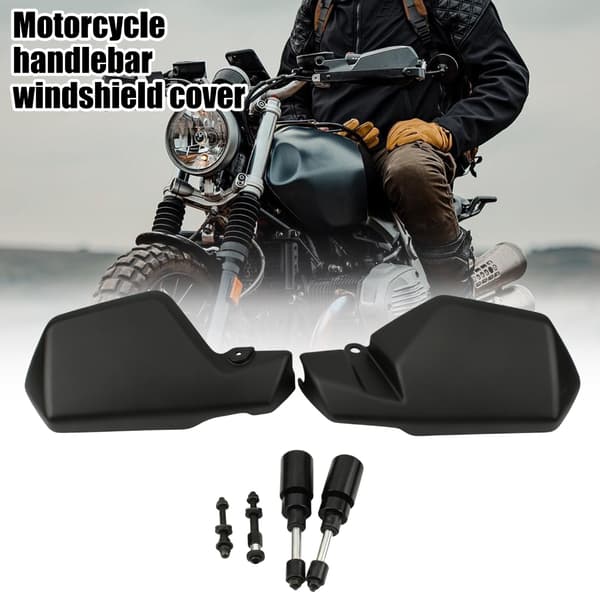 2 stk. motorcykelstyrkåber ABS-materiale Vandtæt design