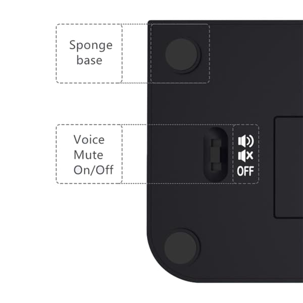 Sjakk Klokke Digital Timer, Digital Display Sjakk Timer Nedtelling Spill Timer