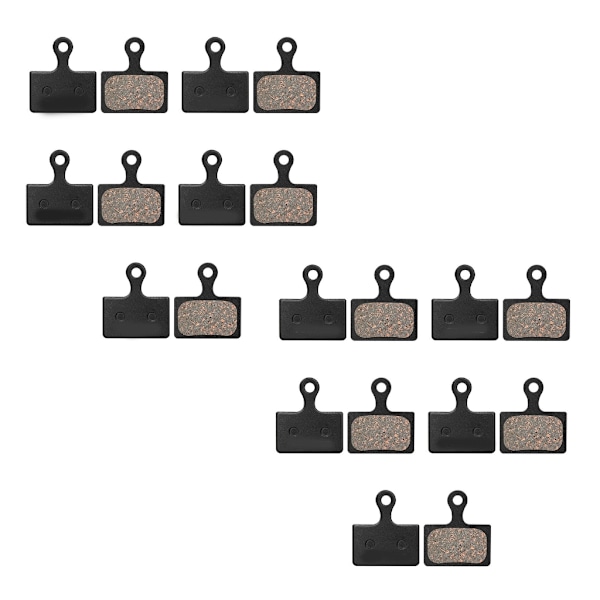 10 paria puolimetalliset polkupyörän jarrupalat, matala melu, pyöräilyjarrupalat 01B