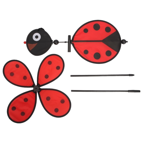 Bee Ladybug Windmill Whirligig Wind Spinner Hjemmehave Haveindretning Børnelegetøj