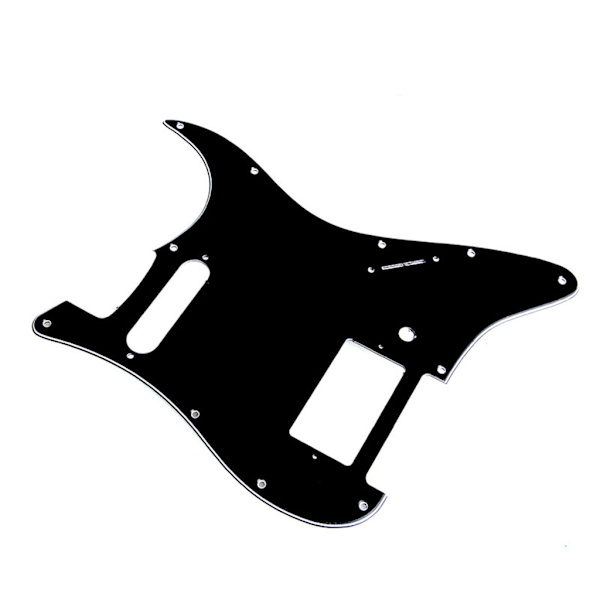 3 Ply Black Guitar Pickguard För Fender HS Single Strat Humbucker