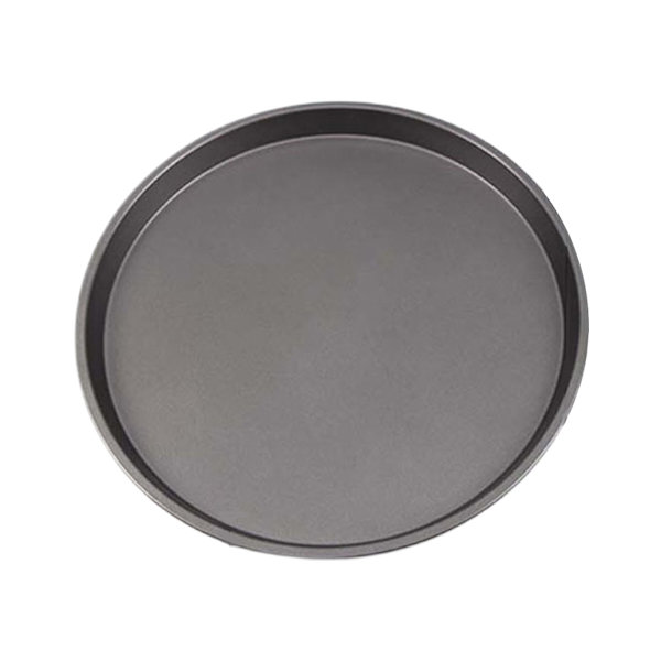9/10/11/12-tums kolstål pizzabakplåt non-stick köksbakplåt
