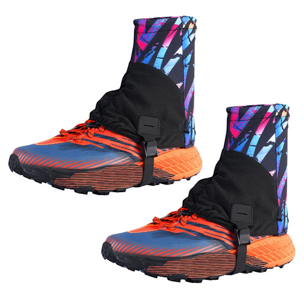 Utomhus Trail Gaiters Låga Ankel Gaters Skyddande Skoskydd Andningsbara Picture line green
