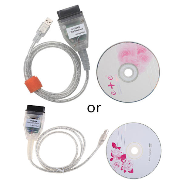 K+DCAN-interface med FT232-chip USB-kabel til E81 E82 E83 E87 E88 E90 E91