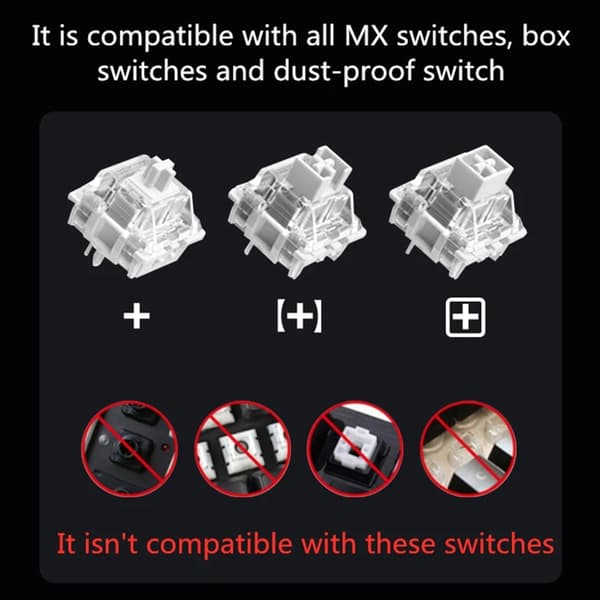 Lysende Ctrl-tast Udskiftning Teksturerede Overflader til K70 Keycaps Gaming