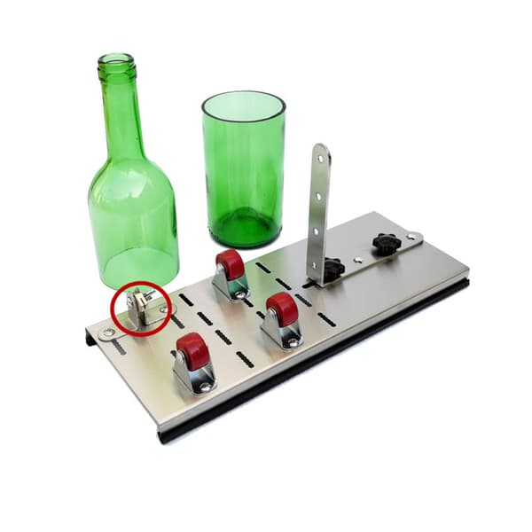 Vinflaskeskjæring for hode Glasskutter Reservedeler for 2-10mm Hjem DIY