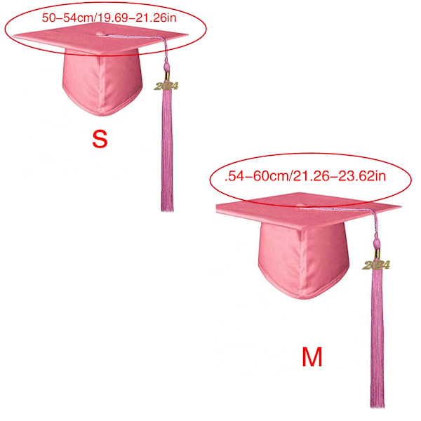 Mössor för studenter på gymnasiet, mössa för ungkarl Pink M
