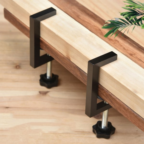 Opgraderet Woodworking C-klemme Kompakt og bærbar klemme Alsidig og let at håndtere klemme Velegnet til almindelige desktops null - A