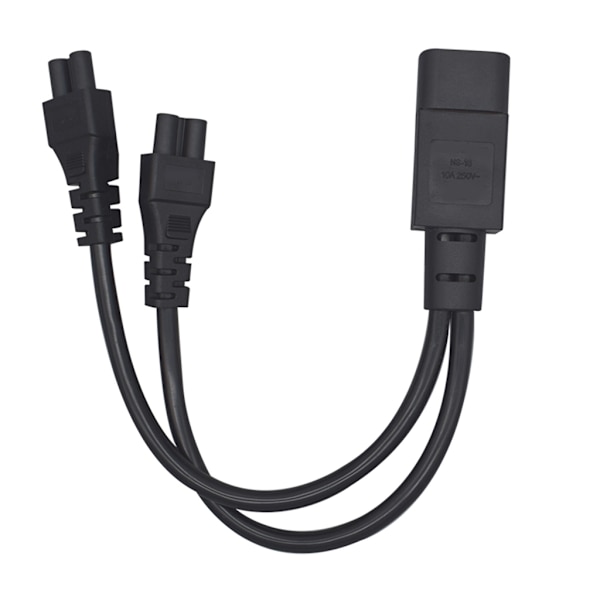 Y-splitter strømkabel ledning IEC320 C14 til C15+C15 forlængerledning til UPS PDU'er