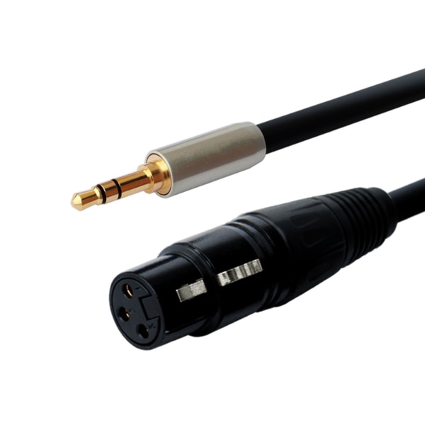 1/8 tums 3,5 mm till XLR-kabel hane till hona (XLR till 3,5 mm-kabel, XLR till 1/8-kabel, 1/8 till XLR-kabel) 3m