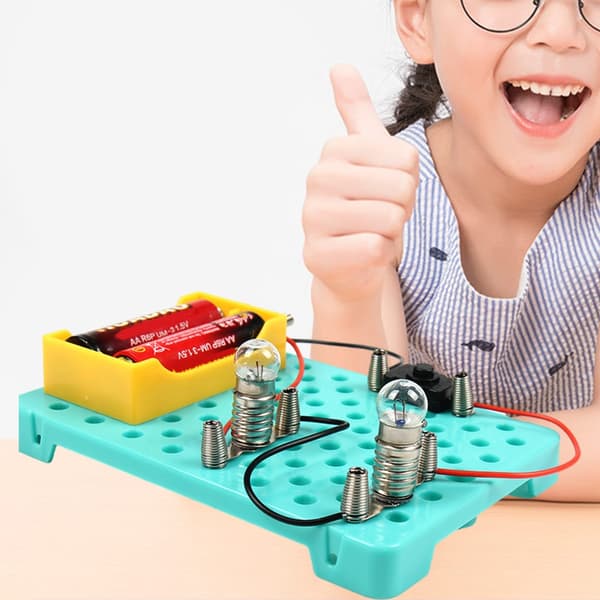 Serie- og parallellkrets eksperiment elektronikk eksperiment kretsenhet