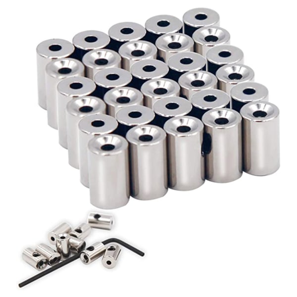 60 stycken Pin Keepers Pin Lock Pin Back för spärr med skiftnyckel 9x5,5 mm nålbaksida