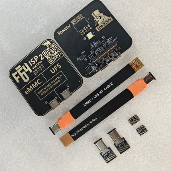 EMMC UFS ISP-programmeringsadapter til telefonservicearbejde, chipvedligeholdelsesopgaver