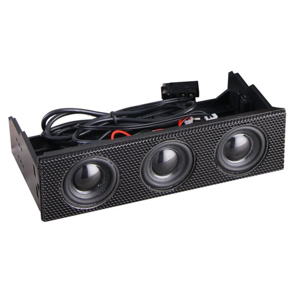 Stereo Surround Speaker PC Frontpanel Dator för case Inbyggd musik Loudspea