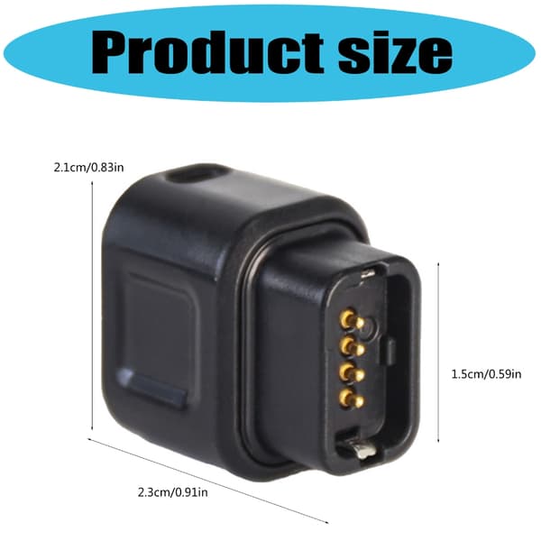 USB C Ladeadapter 4-benet til Type C Konverter til 12-gears Elektronisk