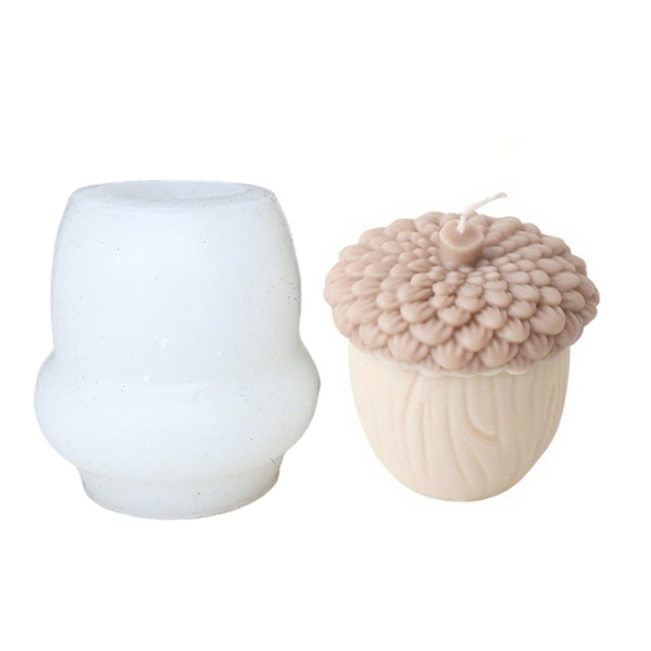 Julete Pinecone Silikonform for Gipsstøping Håndverk