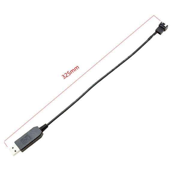 USB til 4-benet 5V USB-sleeved blæser USB til 4-benet kabinetblæser adapterstik