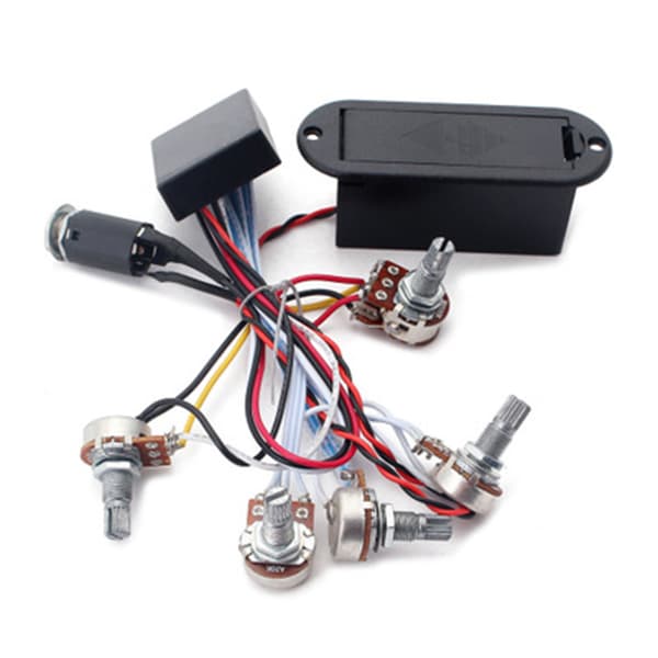 3-bands EQ förförstärkarkrets gitarr dubbel potentiometer för aktiv basmikrofon