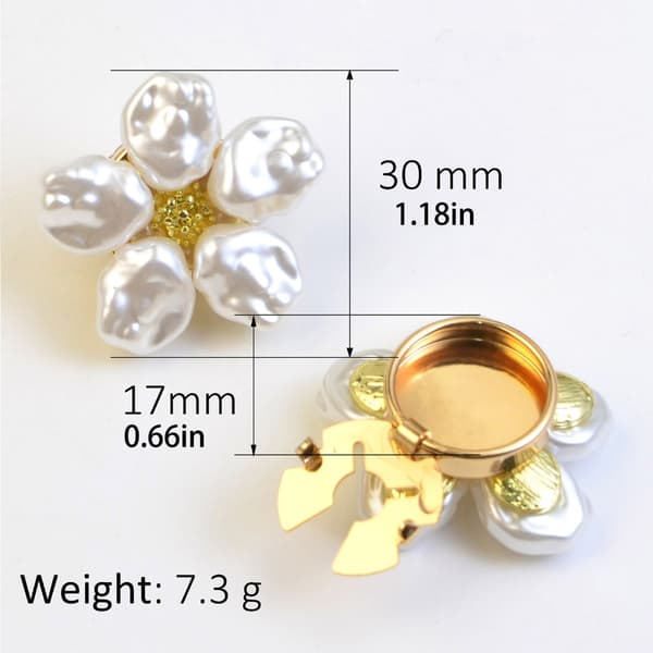 Eleganta metallskjortknappar blomform sofistikerad design legeringstextur