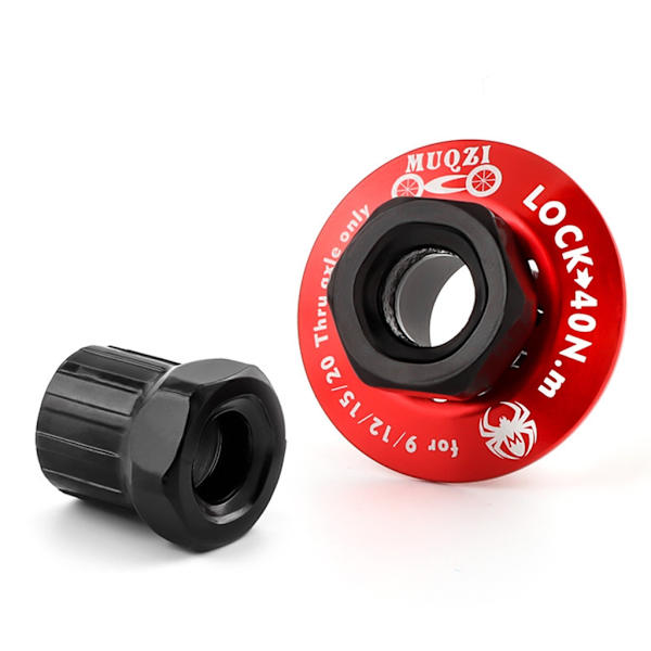 Cykelnavs Center Lock Centerlock låsring navs fat adaptrar axlar skivlåsringar Style A Black