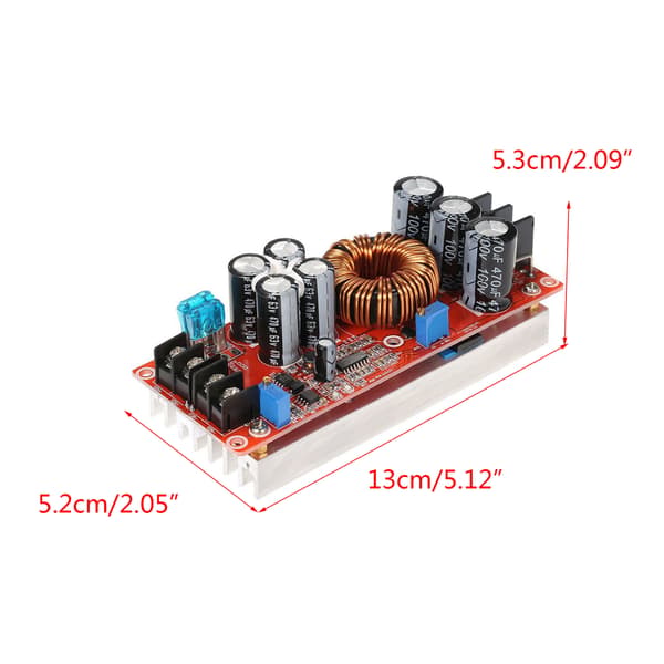 1200w Boost Konstant Strøm Modul Strømforsyningsmodul BT07CCCV-A Kort